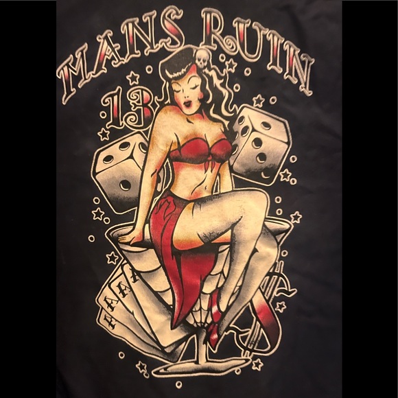 Red Kap / Lucky 13 - Mens XXL - Button up Shirt - Picture 2 of 8